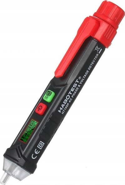 Testues tensioni Habotest HT100P, pa kontakt, ekran LCD, dritë LED