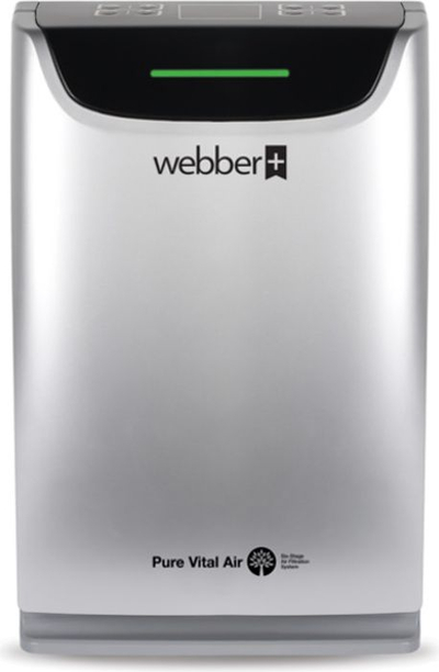 Pastrues ajri me lagështues Webber AP9405, filtër HEPA 13, për 40 m², gri