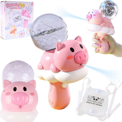 Pistoletë uji me çantë Pig on a Cloud, lodër verore, MIX ngjyra