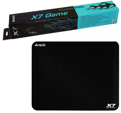 Mousepad gaming A4tech X7 500MP, madhësi e madhe, sipërfaqe tekstili, i zi