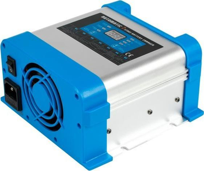 Karikues baterish Azo BC-20 PRO, 24V, 300W, ngjyrë argjendtë