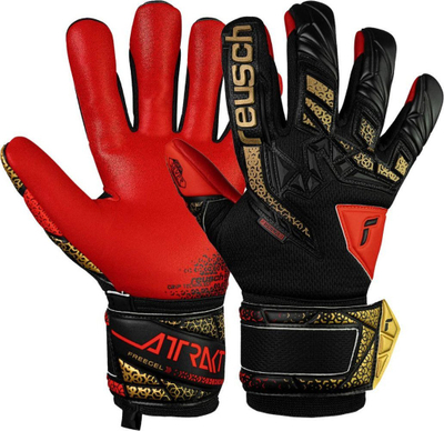 Doreza portieri Reusch Attrakt Freegel Silver Jr 5572235 7075, për fëmijë, fushë natyrale, jeshile