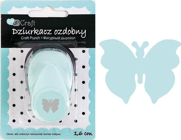 Mjet shpuese dekorative Dalprint Butterfly, motiv fluture 16 mm, shumëngjyrësh