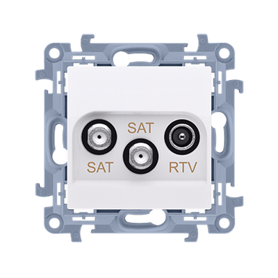 Prizë antene Kontakt-Simon SAT-SAT-RTV (CASK2.01/11), e bardhë