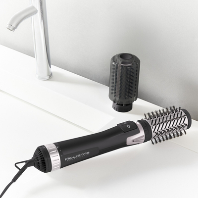 Furçë rrotulluese me ajër të nxehtë Rowenta Brush Activ Volume Shine CF9530F0, kundër elektrizimit, vëllim dhe shkëlqim, lejla