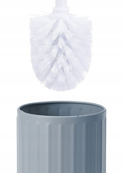 Furçë tualeti Bathroom Solutions me enë të mbyllur, metalike, gri
