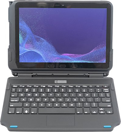 Tastierë me folio Gamber-Johnson, montueshme, me touchpad 2 butona, POGO pin, QWERTY