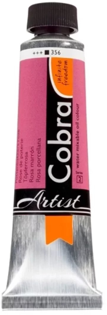 Ngjyra vaji Cobra Artist Water-Mixable, Potter's Pink 356, 40 ml