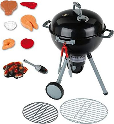 Grill lodër Theo Klein Weber One Touch Premium, me dritë edhe zë, plastik, i zi gri