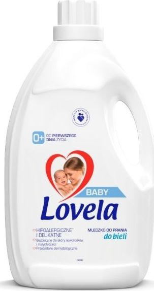 Detergjent larës për rroba të bardha Lovela Baby, hipoalergjik, 2.9L