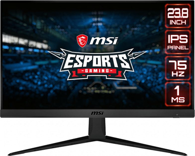 Monitor MSI Optix G241V E2, 23.8", 1920 x 1080 (FullHD), 75 Hz, i zi