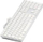 Tastierë LMP KB-1243, USB, layout grek për macOS, alumini, e bardhë
