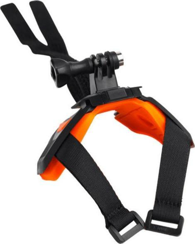 Mbajtëse për helmetë Insta360 Helmet Chin Mount, për kamera aksioni, e zezë portokalli