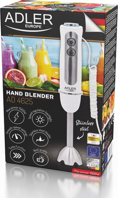 Blender Adler AD, i bardhë / argjendtë
