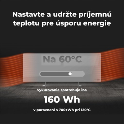 Ngrohës paneli AENO Premium Eco AGH0005S, smart, i zi