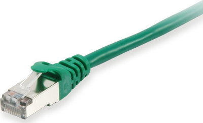 Мрежен кабел Equip Cat.6A S/FTP Patch, 1.5m, зелен