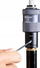 Adapter audio Rycote PCS Spigot, me shpejt-lëshim, me fije 3/8"