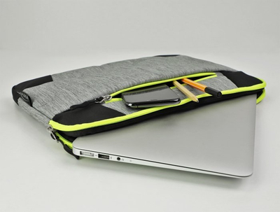 Торба за лаптоп DeLOCK, 13.3", отпорна на вода, сива