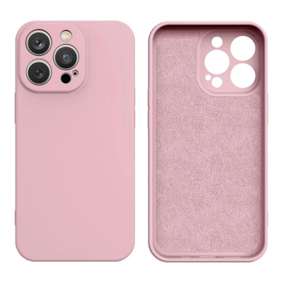 Mbulesë silikoni Hurtel për iPhone 14 Plus, rozë