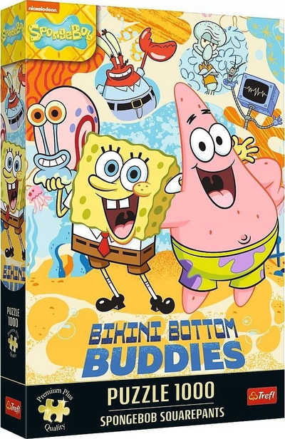 Puzzle Trefl SpongeBob SquarePants, 1000 copa, shumëngjyrësh