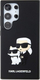 Kapak telefoni Karl Lagerfeld 3D Rubber Karl and Choupette për Samsung Galaxy S24 Ultra, TPU, mbrojtës, i zi