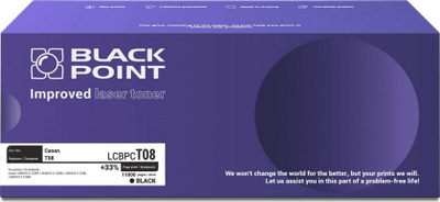 Toner Black Point LBPCT08 për Canon CRG T08, 11000 faqe, i zi