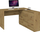 TopEshop Биро Плус, Artisan Oak