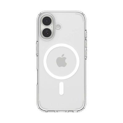 Maskë telefoni Spigen Ultra Hybrid MagSafe për iPhone 17, e fortë, transparente, e bardhë