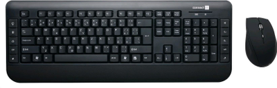 Set tastierë edhe maus CONNECT IT CI-185 Multimedia, wireless, 1600 DPI, i zi