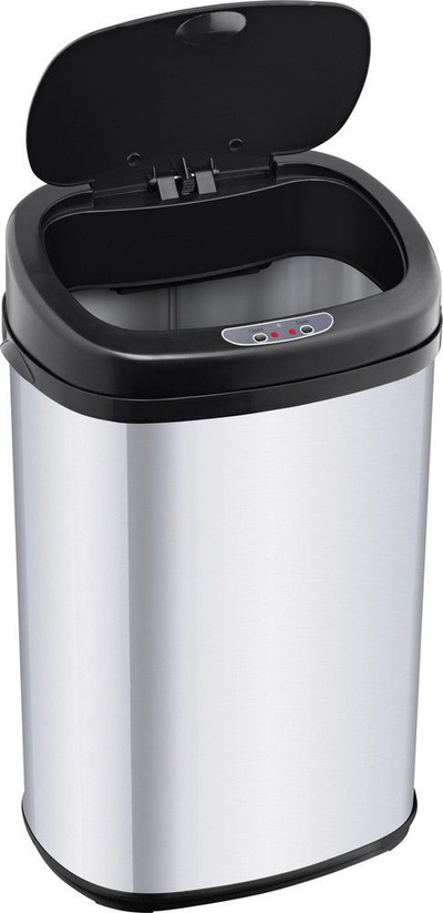 Kosh për mbeturina Lamart Sensor, 42L, i argjendtë