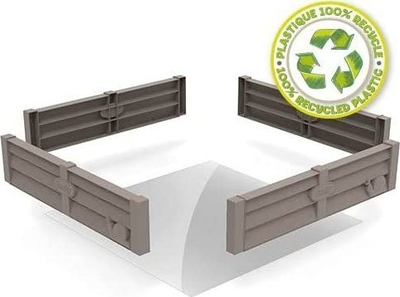 Rërëtor për kalamaj Smoby Standard Flowerbed 2 në 1, 76x76 cm, plastikë, shumëngjyrësh