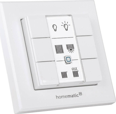 Ndërprerës muri smart HomeMatic IP HMIP WRC6, 6 butona, i bardhë
