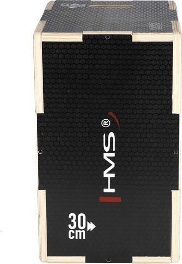 Kuti pliometrike HMS 50x40x30 cm, e zezë