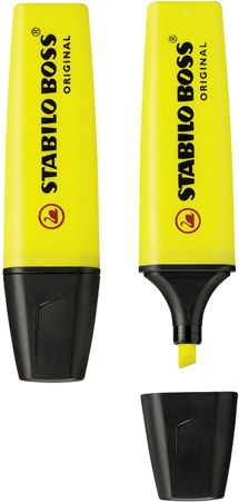 Marker theksues Stabilo Boss 70, fluorescent, i verdhë