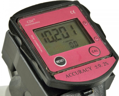 Grykë karburanti CDI Instruments, matës dixhital rrjedhje, për naftë, e zezë