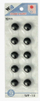 Magnete për tabelë Argo, 15mm, set 10 copë, të zeza