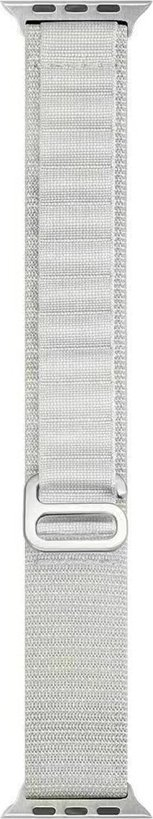 Rrip ore i mençme COTECi W95 Ultra Alpine Loop, për Apple Watch 42 44 45 49mm, material najlon, i bardhë