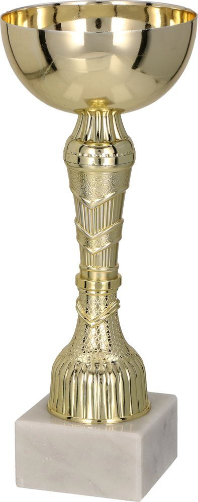 Kupë trofe metalike T-D 2057A, 59.5cm, bazë mermeri, ngjyrë flori