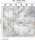 Mural dekorativ murature Shining Stone Panoramic Fresco, 280x300cm, gri me ari