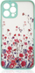 Maskë telefoni Hurtel Design Case, për iPhone 12 Pro, motiv lulesh, blu e çelët