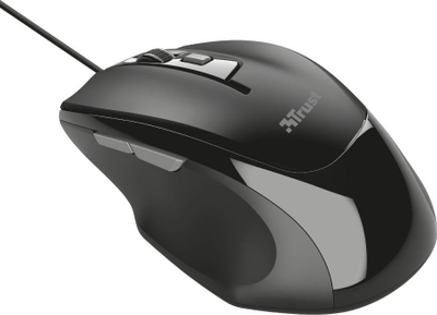 Maus Trust Voca, me kabllo, USB, i zi