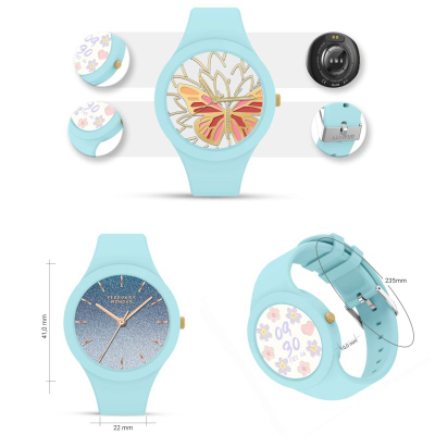 Ora inteligjente Gravity GT14-4, 1.2" TFT, Bluetooth 5.2, blu