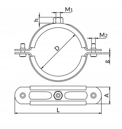Kllapë tubi Niczuk Hobby, 1 1/4", set, 41-45 mm, metalike