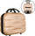 Valixhe kozmetike Peterson Travel Case, ABS i fortë, me doreza dhe rrip për valixhe, ngjyrë ari