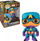 Figurë koleksionare Funko POP 648 Captain America Blacklight, Marvel, shumëngjyrëshe