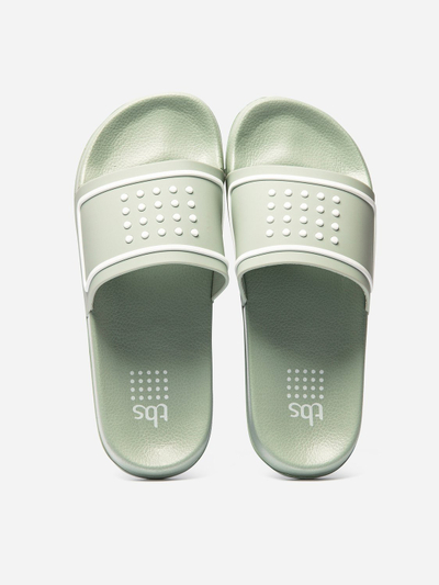 Sandale mules TBS FLIFLOW, për femra, slide, jeshile