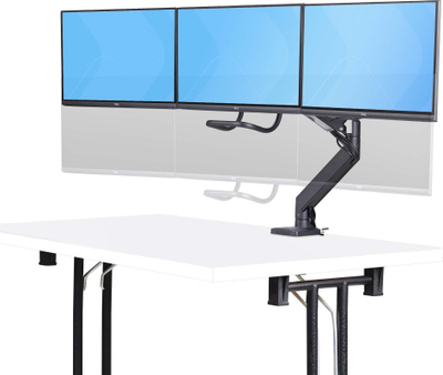 Mbajtëse tavoline për 3 monitorë StarTech.com Crossbar, deri 27", VESA 75x75/100x100, e zezë