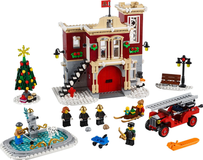 Set ndërtimi LEGO Creator Expert Winter Village Fire Station 10263, 1166 copa, për mosha 12+, shumëngjyrësh
