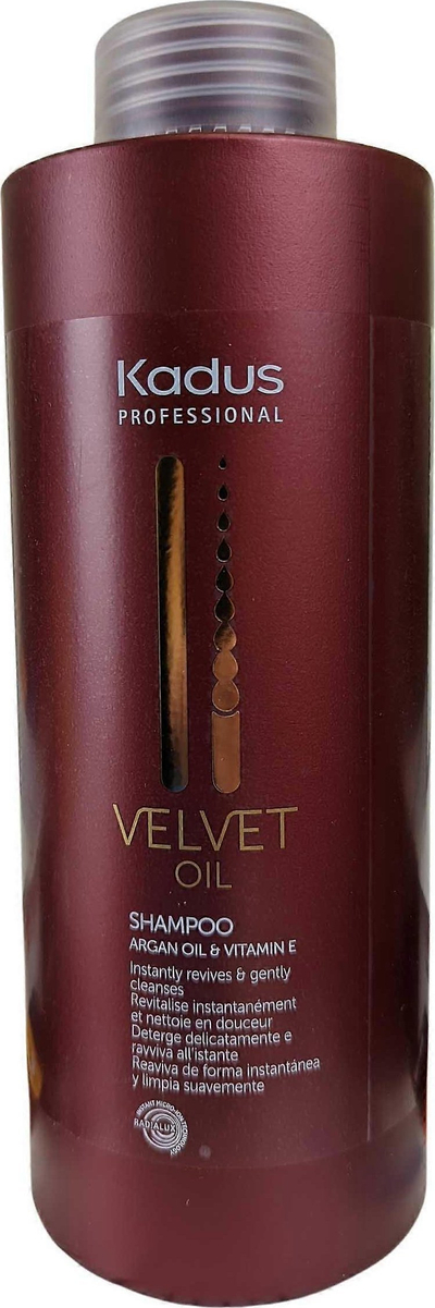 Shampo flokësh Kadus Professional Velvet Oil, zbutëse, 1000ml