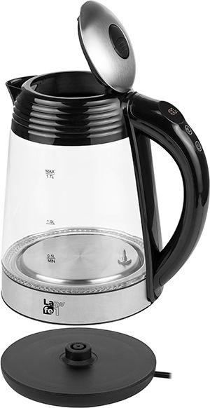 Ibrik elektrik Lafe, 2200 W, 1.7 l, qelq / i zi 